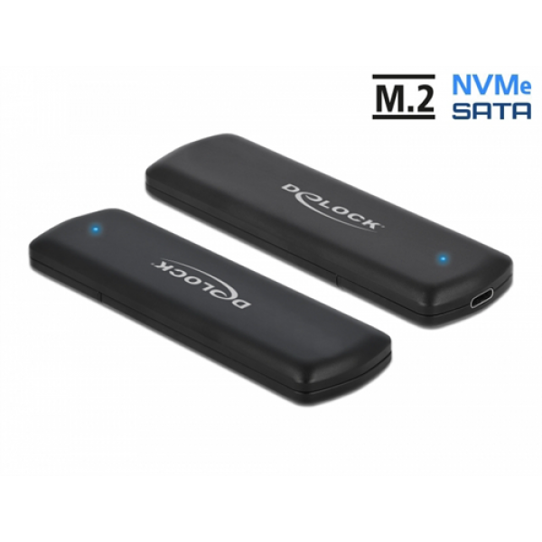 Delock External USB Type-C™ Combo Enclosure for M.2 NVMe PCIe or SATA 42633