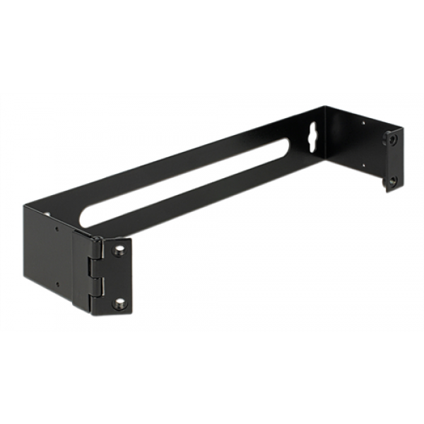DeLOCK 10 " väggfäste, 1U, svart 43303