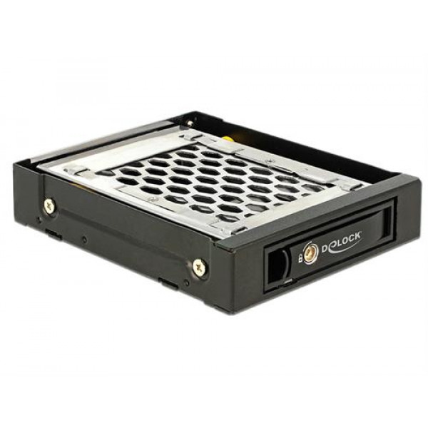 DeLock 47228 3.5″ mobilställ för 1 x 2.5″ SATA/SAS HDD/SSD med vibrati