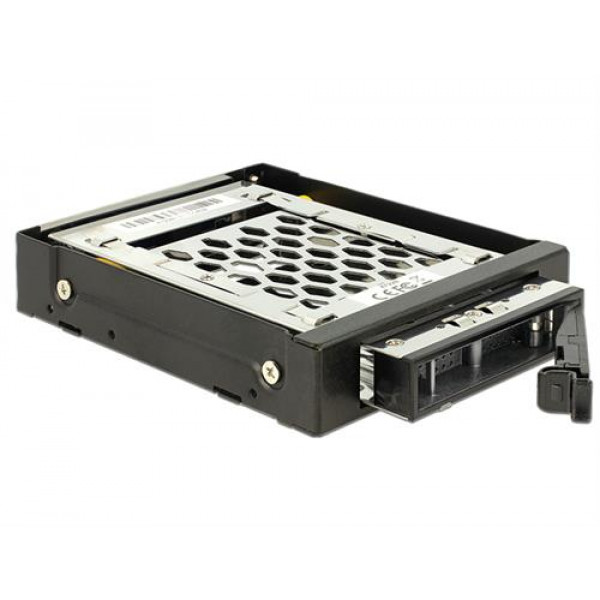 DeLock 47228 3.5″ mobilställ för 1 x 2.5″ SATA/SAS HDD/SSD med vibrati
