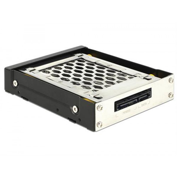 DeLock 47228 3.5″ mobilställ för 1 x 2.5″ SATA/SAS HDD/SSD med vibrati