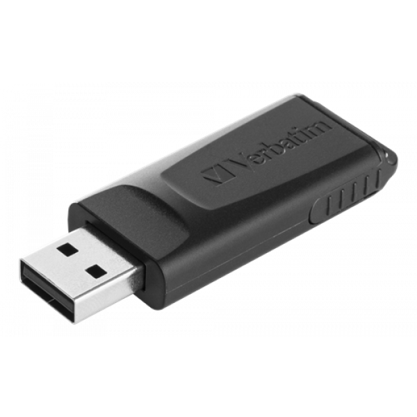 USB DRIVE 2.0 STORE N GO SLIDER 128GB BLACK 49328