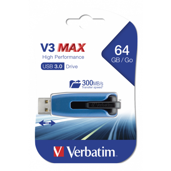 USB DRIVE 3.0 64GB STORE N GO V3 MAX 49807