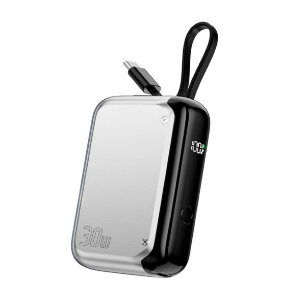 Power bank Pocket 10 000 mAh, integrated USB-C cable, 30W 541085