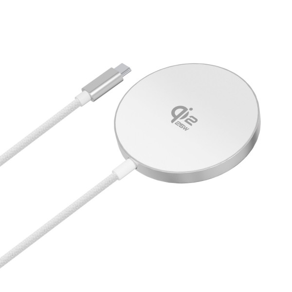 Qi2 25W / MagSafe Wireless Charger, 1.5m, white 541709