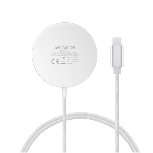 Qi2 25W / MagSafe Wireless Charger, 1.5m, white 541709