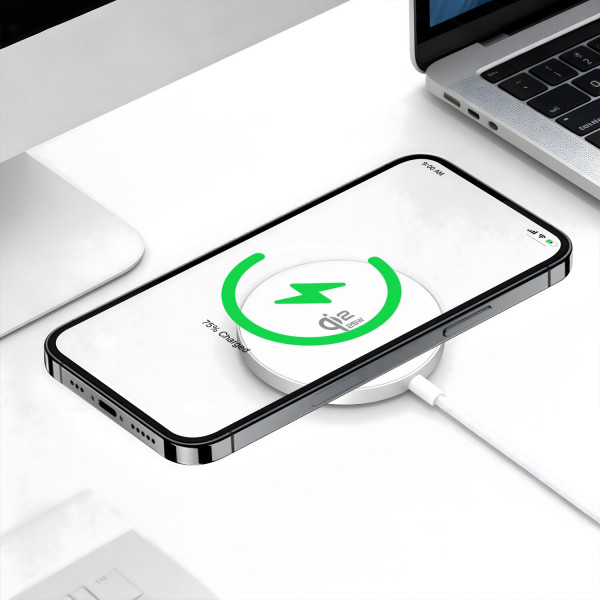 Qi2 25W / MagSafe Wireless Charger, 1.5m, white 541709