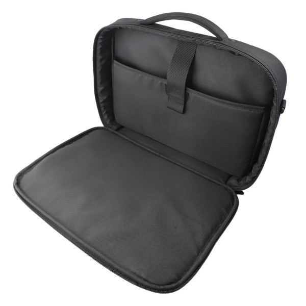 The Target Eco Clamshell series uses recycled RPET, which conserves resources while offering high durability. The water-repellent surface protects your laptop and accessories from rain and splashes. Durable metal zippers ensure reliable operation, while t