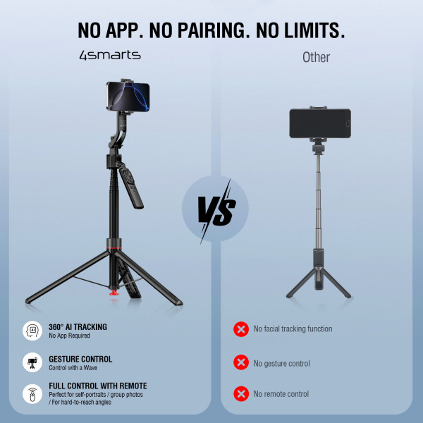 360° AI Tripod Stand with Face Tracking incl. Remote control 541772
