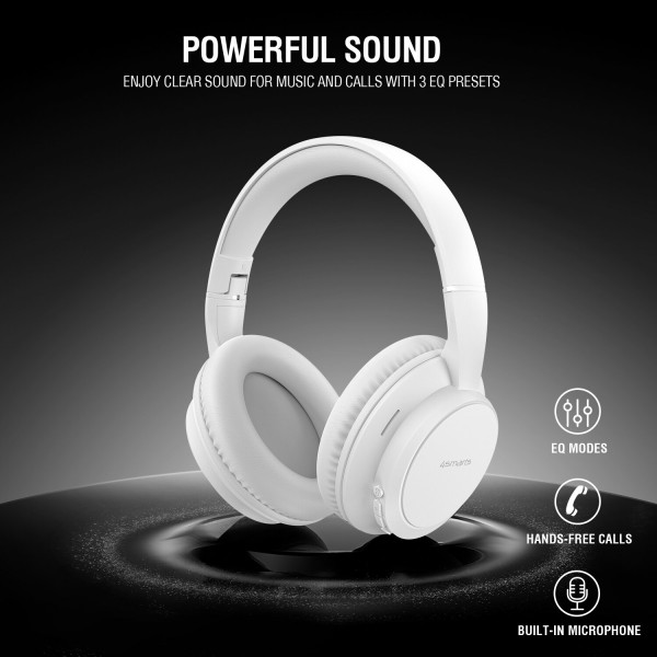 Over-ear Wireless Headphones SkyBuds Wave, white 541774