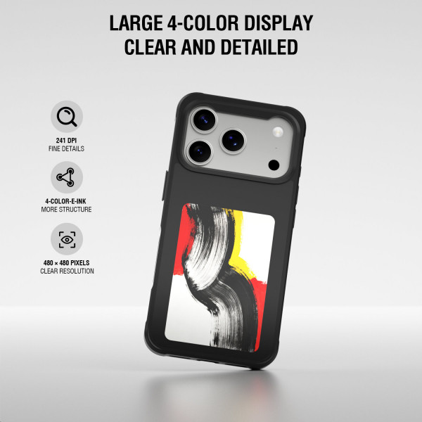 E-Ink Case with NFC Display for iPhone 17 Pro, Qi2 ready 541788