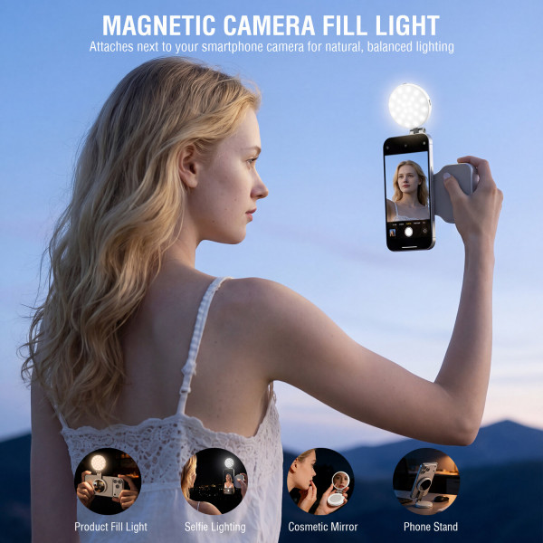 Magnetic Smartphone Camera Grip Fill Light&Wireless Control 541802