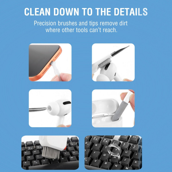 10-in-1 Multi-Function Cleaning Kit for Smartphones&Devices 541803