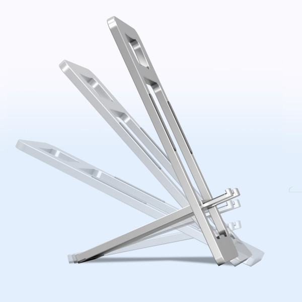 Foldable Smartphone Stand ErgoFold, silver 541811