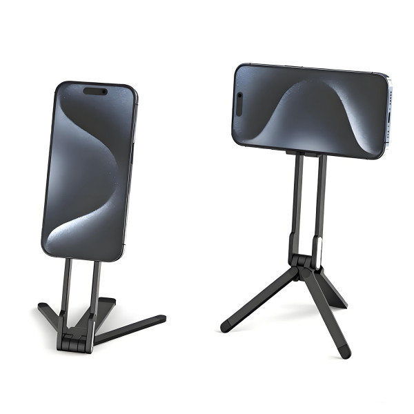 Whether used as a handle for mobile vlogs or as a compact tabletop tripod, the magnetic smartphone holder adapts flexibly to different usage scenarios. Hold it in your hand for spontaneous clips on the go or stand it upright for video calls, live streams 