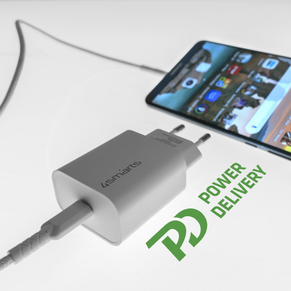 Wall Charger VoltPlug PD 30W 1C and USB-C Cable 1.5m white 541841