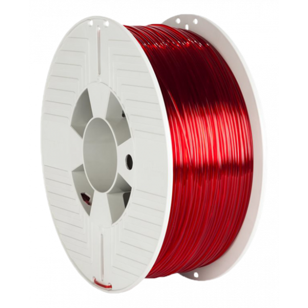 Verbatim 3D PRINTER FILAMENT PET-G 1.75MM 1KG RED TRANSPARENT 55054