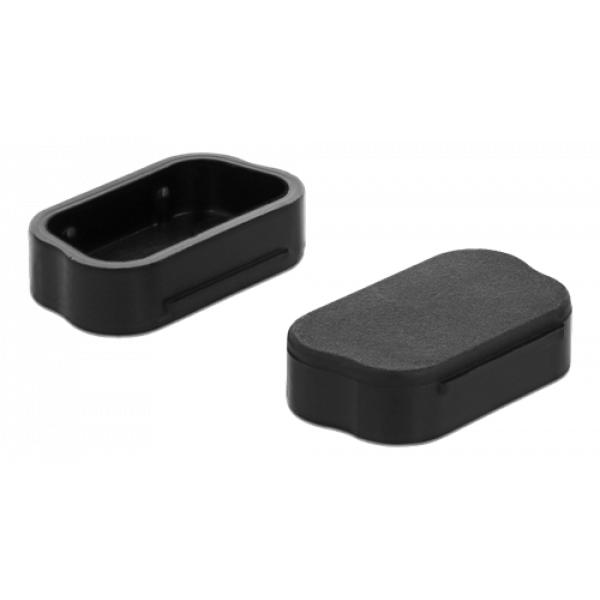 Dust cover for Sub-D 9 / Sub-D 15 male 10 pieces black 60173