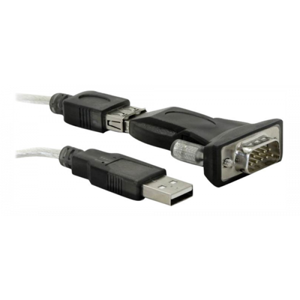 Delock Adapter USB 2.0 Type-A > 1 x Serial DB9 RS-232 61425