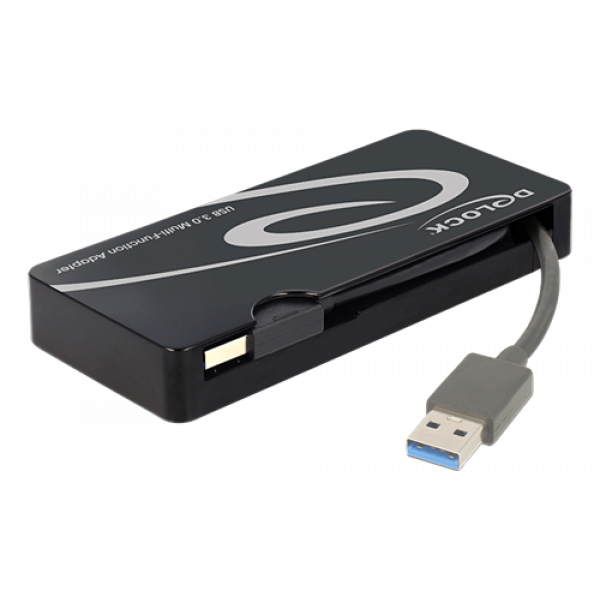 Delock Adapter USB 3.0 > HDMI / VGA + Gigabit LAN + USB 3.0 62461