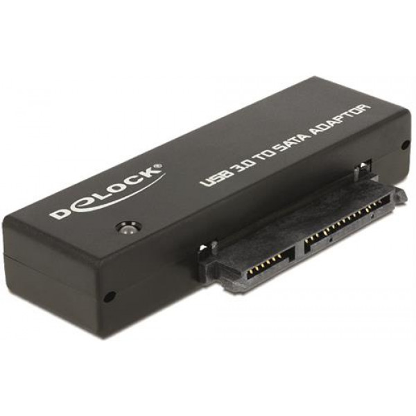 DeLOCK USB 3.0 till SATA direkt dockning, 6Gb/s, svart 62486