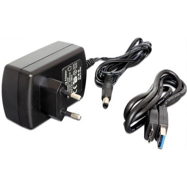 DeLOCK USB 3.0 till SATA direkt dockning, 6Gb/s, svart 62486