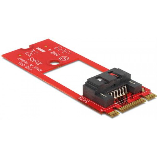 DeLOCK Adapter, gränssnittskonverterare, M.2 (NGFF) till 7-pin SATA 62517