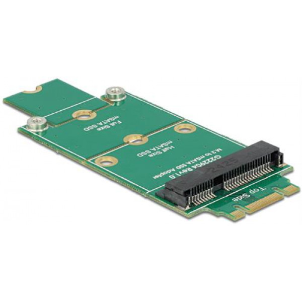 DeLOCK mSATA - M.2 SATA adapter, mSATA SSD - M.2 SATA(NGFF) 62591