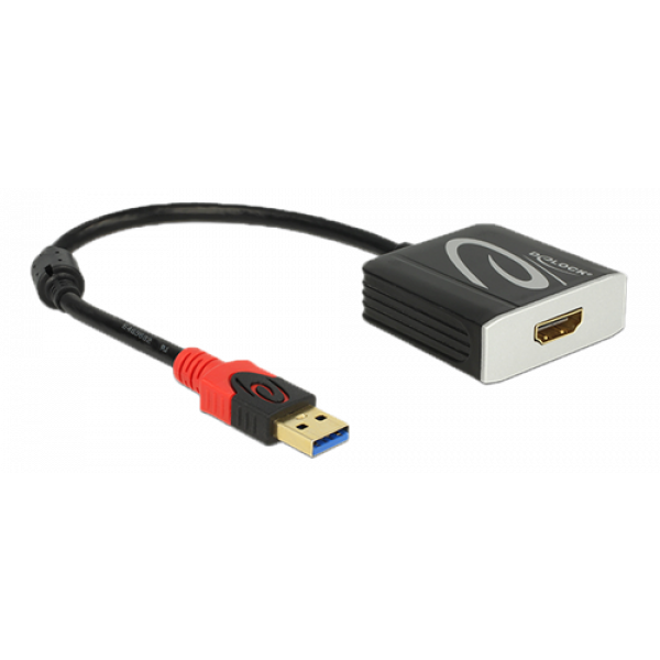 Delock Adapter USB 3.0 Type-A male > HDMI female 62736