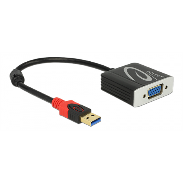 Adapter USB 3.0 Type-A male>VGA 15 pin female