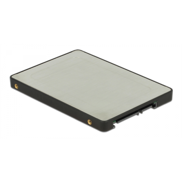 DeLOCK 2,5" internt kabinett, M.2 SATA - SATA22-pin, svart 62792