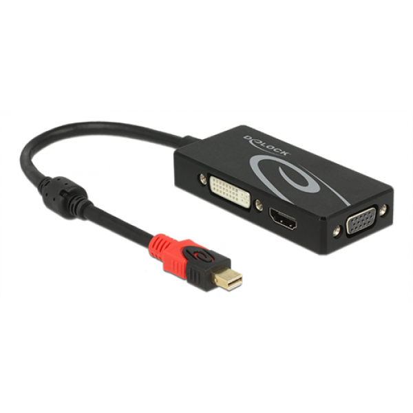 Mini Adapter Displayport 1.2 male VGA/HDMI/DVI 62855