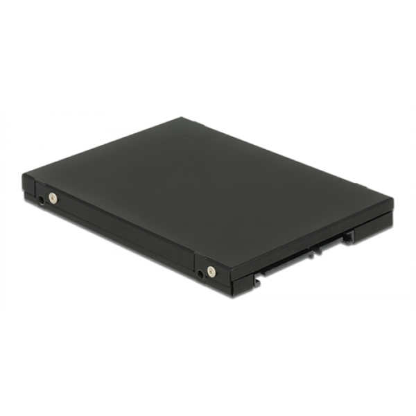DeLOCK internt kabinett, 1xmSATA, 1xCFast, SATA 6Gb/s, svart 62862