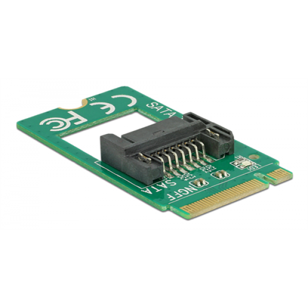 Delock Adapter M.2 Key B male > SATA 7 pin - Form Factor 2242