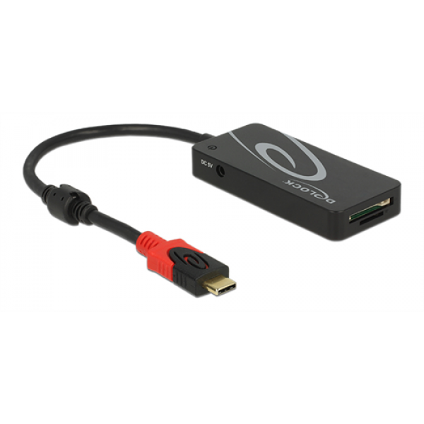 DeLOCK extern uSB 3.1 Gen 1 hubb, USB-C ha, 3xUSB-A ho, svart 62900