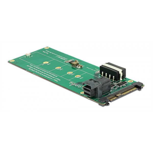 Delock Converter U.2 SFF-8639 / SFF-8643 NVMe > 1 x M.2 Key M