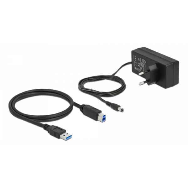 Delock USB 3.2 Gen 1 Hub with 7 Ports + 1 Fast Charging Port + 1 USB-C 63264