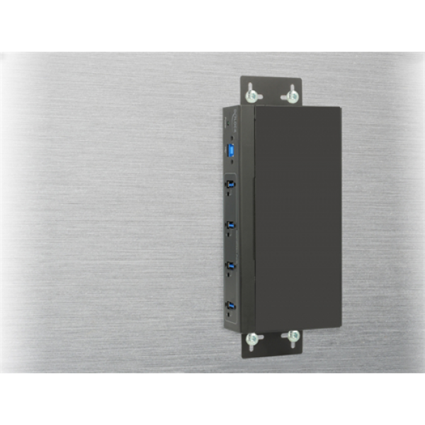 Delock External Industry Hub 4 x USB 3.0 Type-A with 15 kV ESD protect 63309