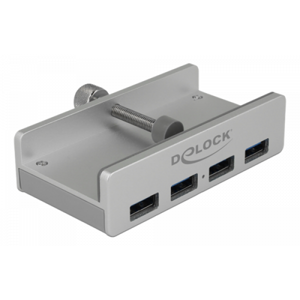 External USB 3.0 4 Port Hub with Locking Screw 64046