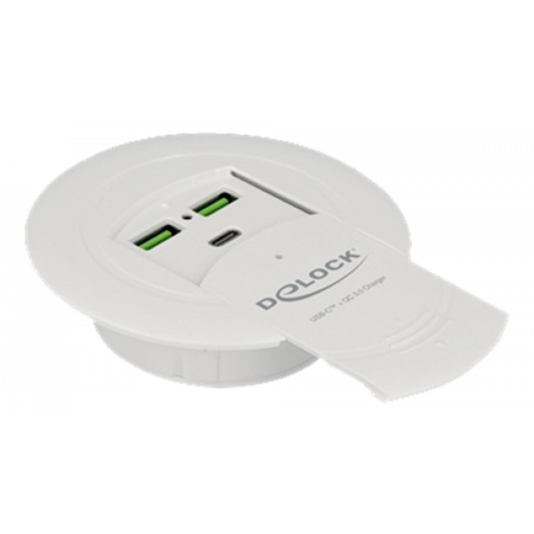 USB Type-C™ Charger PD 85 W + Qualcomm Quick Charge 3.0 for table moun 64065