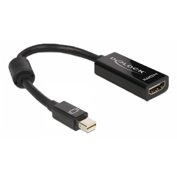 Delock Adapter mini Displayport 1.1 male > HDMI female Passive black 65099