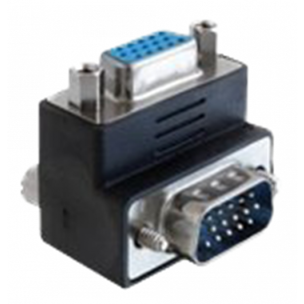 Delock Adapter VGA male / female 270° angled 65247