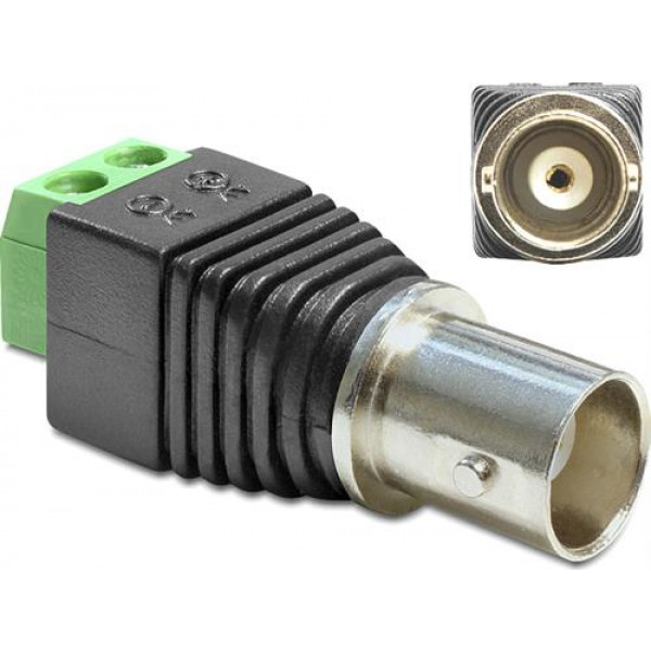 DeLOCK BNC-terminalblock, ho, 50Ohm, pitch 5.0 65416