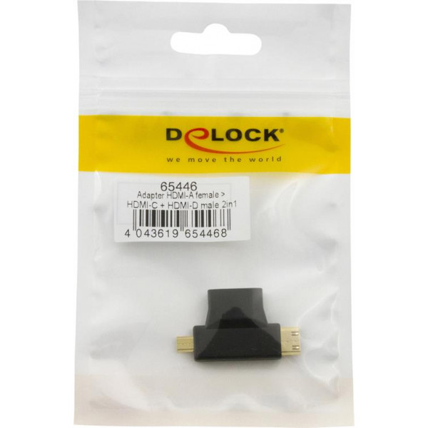 Delock Adapter HDMI-A female 65446