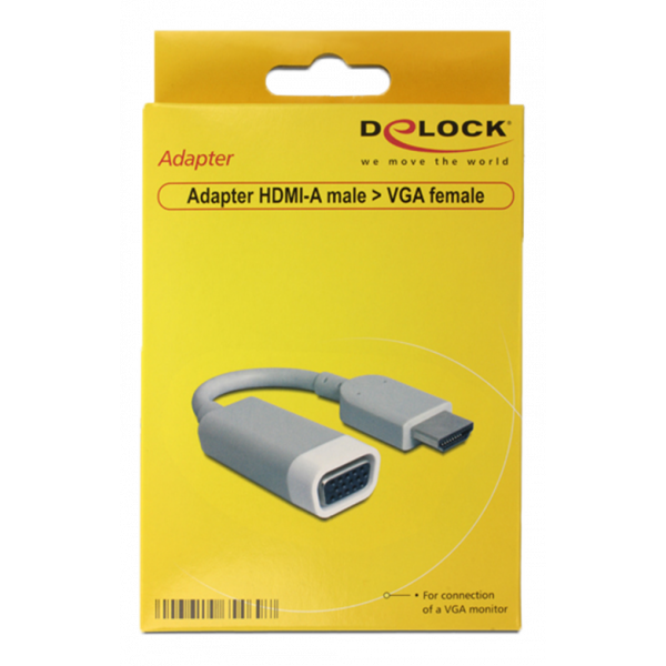 Delock Adapter HDMI-A male > VGA female 65469