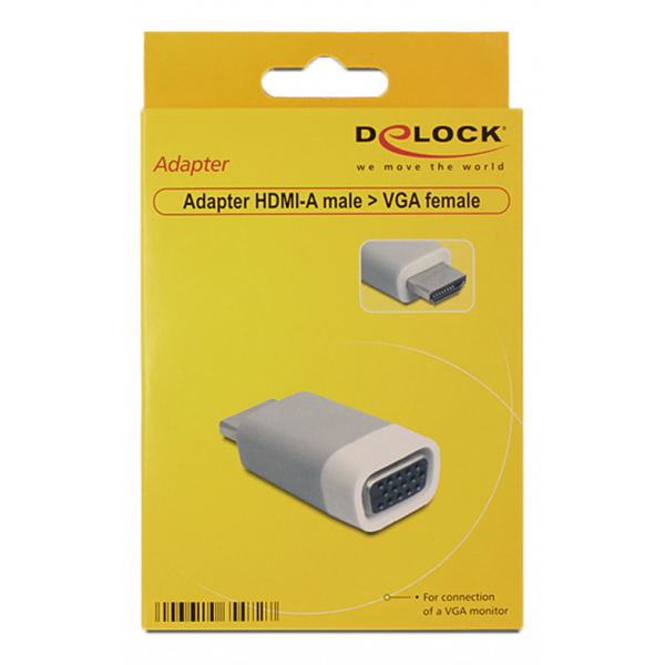 Delock Adapter HDMI-A male > VGA female 65472
