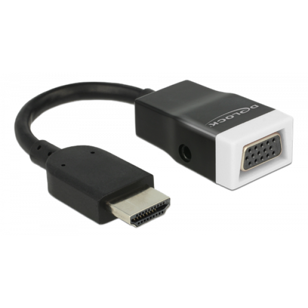 Delock Adapter HDMI-A male > VGA female with Audio 65587