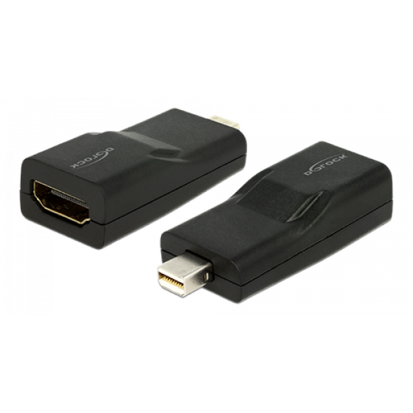 DeLOCK miniDisplayPort hane till HDMI hona adapter, UHD, passiv, svart 65686