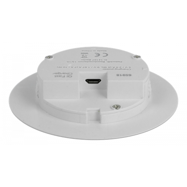 Wireless Qi Fast Charger 7.5 W + 10 W for table mounting 65918