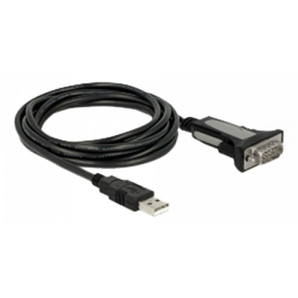 Adapter USB Type-A to 1 x serial RS-232 DB9 3m 65962
